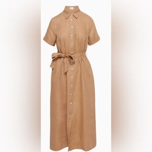 Aritzia Wilfred Eleta Linen Shirt Dress size L